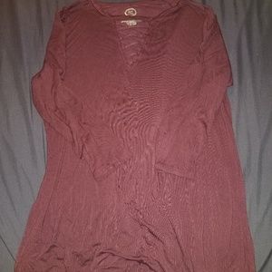 Tunic top purple color